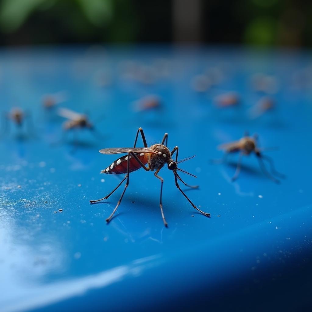 Mosquitoes attracted to dark colors