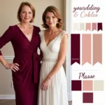 Mother of the Groom Color Harmony with Wedding Palette