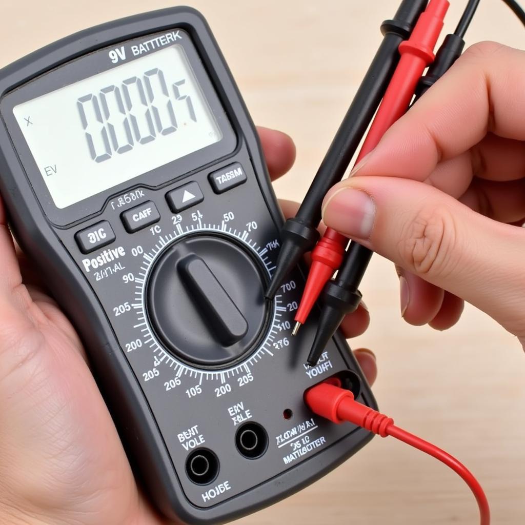 Using a Multimeter to Test Battery Polarity