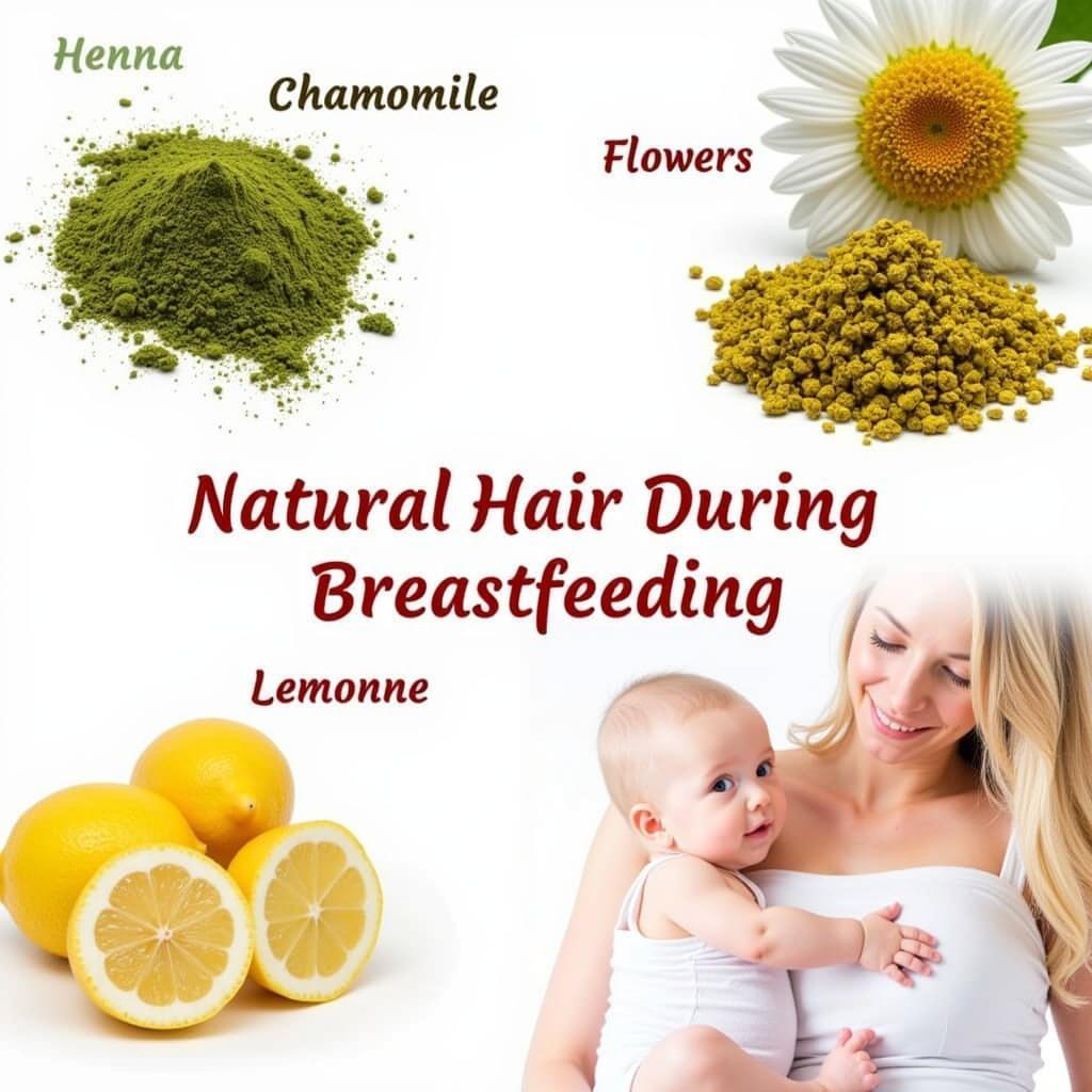 Natural Hair Dye Alternatives for Breastfeeding Mothers