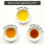 Natural Hair Lightening Techniques: Lemon, Chamomile, and Honey