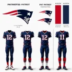 New England Patriots Color Evolution Through the Years