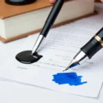 Notary Ink Color Options: Black and Blue