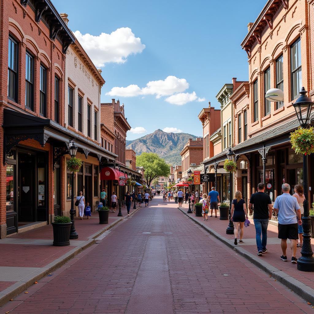 Victorian Architecture and Bustling Streets of Old Colorado City