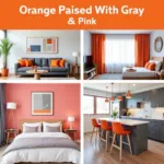 Orange with Gray and Pink:  Unexpected Color Harmonies in Interior Design