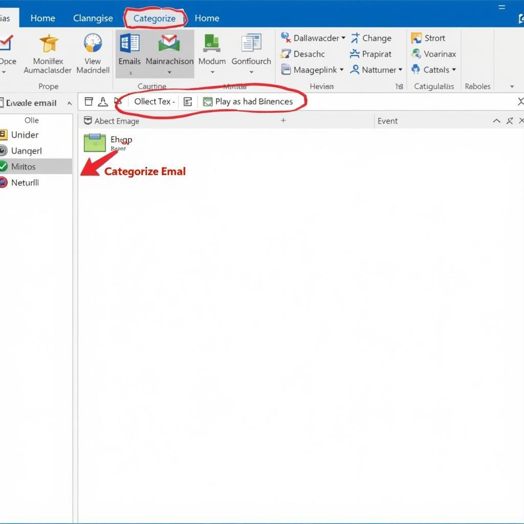 Categorizing Emails in Outlook