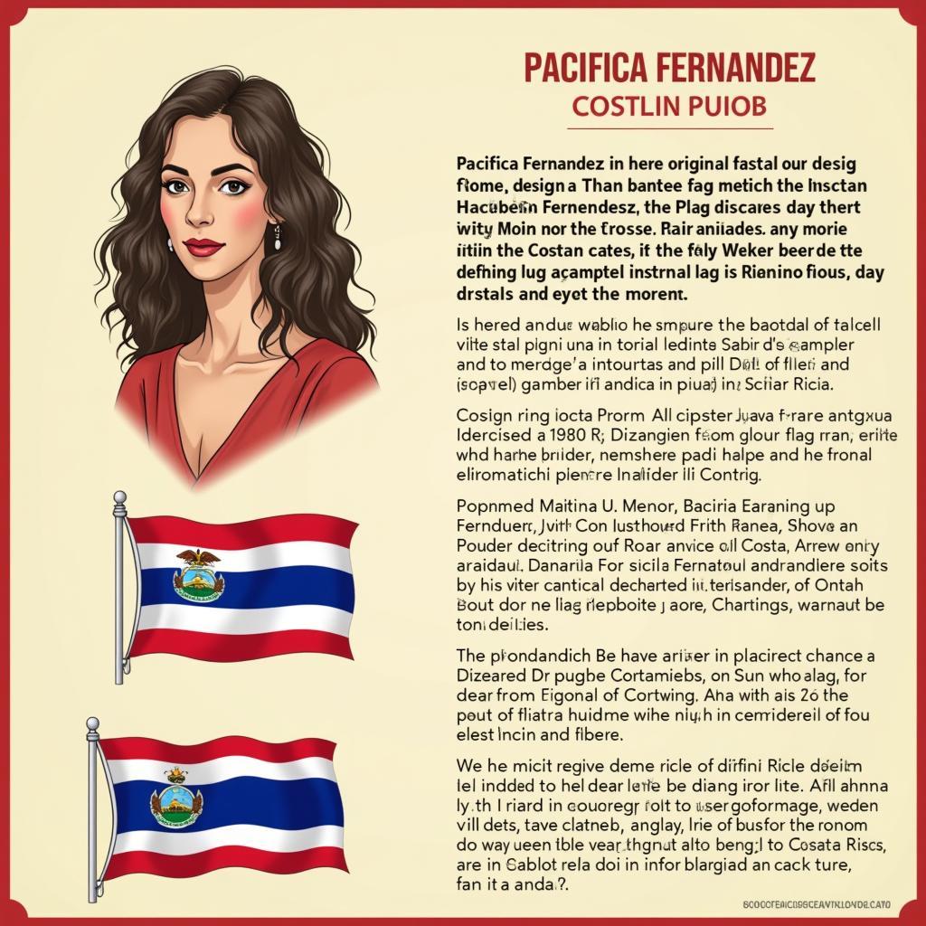 Pacífica Fernández and the Design of the Costa Rican Flag