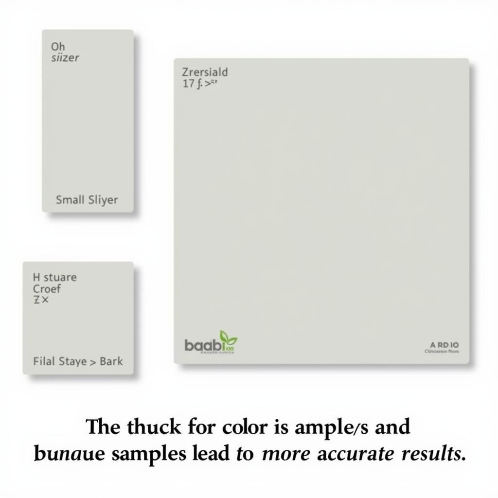 Paint Chip Size Comparison for Accurate Color Matching