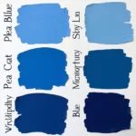 Pea Coat Color Compared to Other Blues