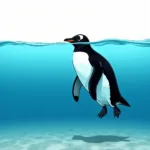 Penguin Countershading in Ocean