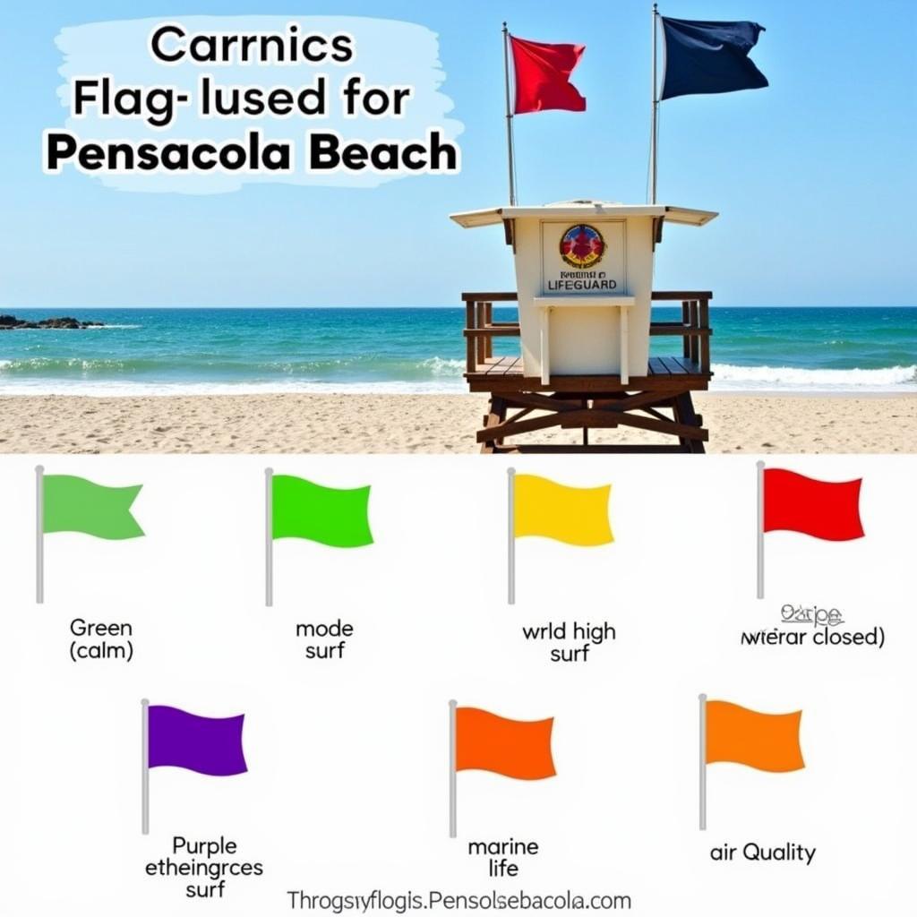 Pensacola Beach Flag Colors Guide