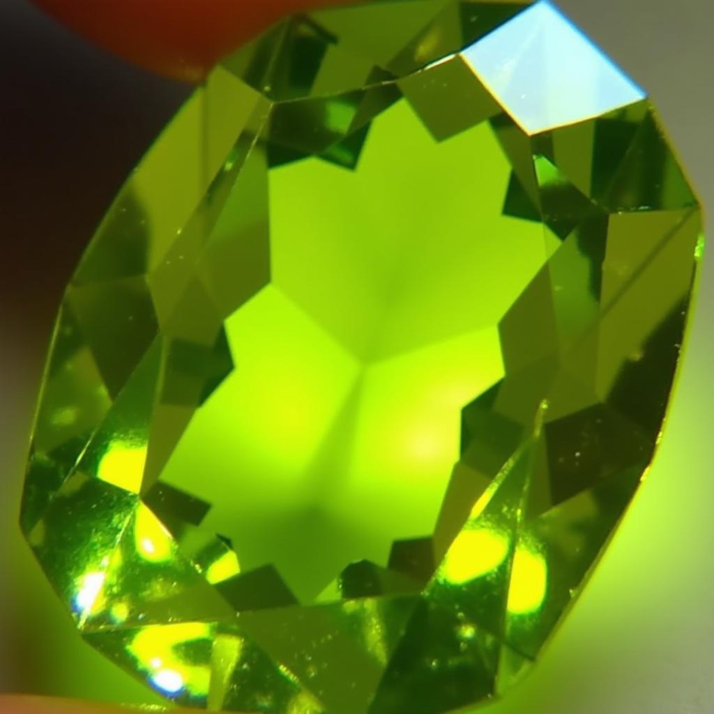 Peridot Lime Green Gemstone