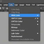 Photoshop Color Mode Menu Options