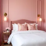 Pink and Gold Bedroom Decor