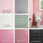 Pink Bathroom Tile Color Combinations