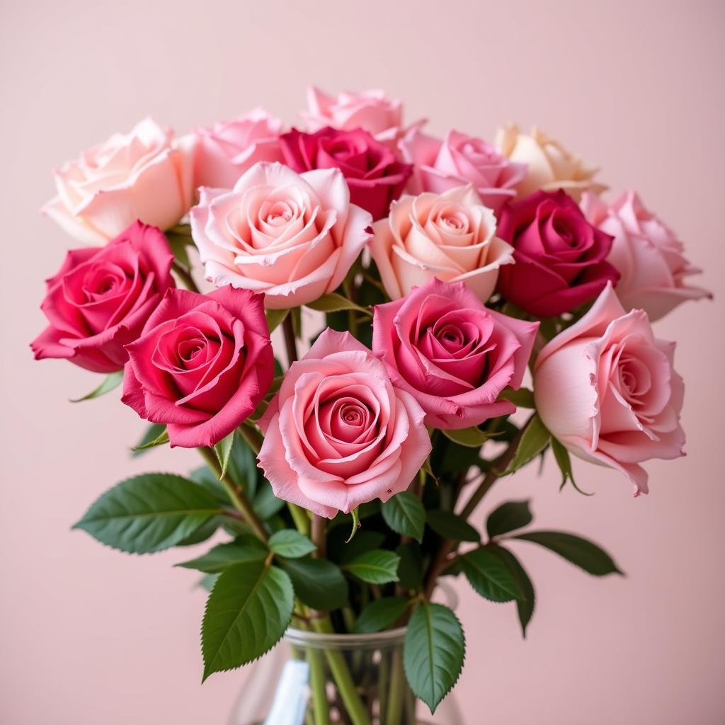 Pink Roses Convey Gratitude, Admiration, and Appreciation in a Beautiful Bouquet