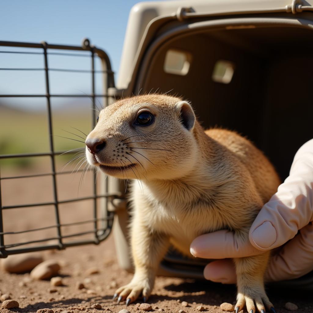 Prairie dog relocation efforts in Colorado