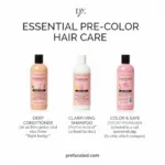 Pre-Color Hair Care Essentials