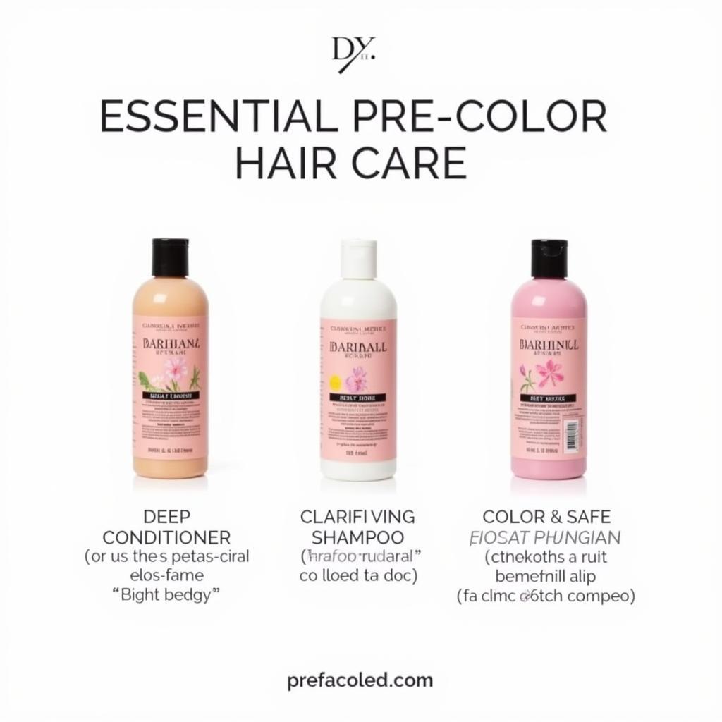 Pre-Color Hair Care Essentials