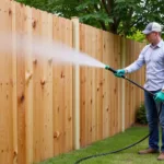 Pressure Washer Nozzle In Use