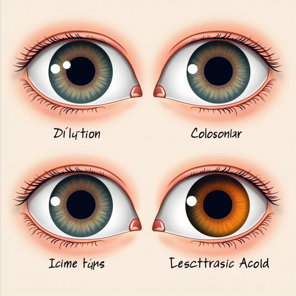 Pupil Dilation and Eye Color Change