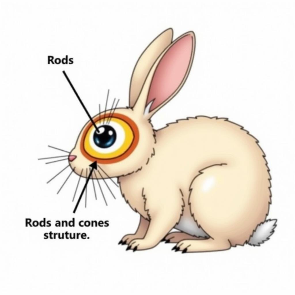 Rabbit Eye Structure and Color Vision