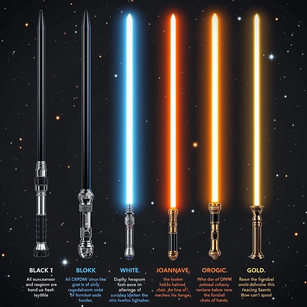 Rare Lightsaber Colors and Their Significance