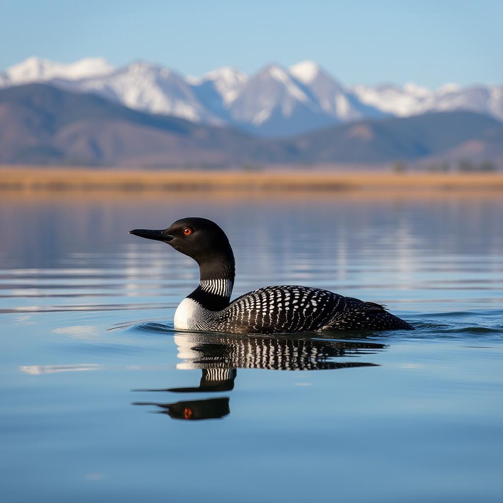 Rare Loon Sighting in a Colorado Reservoir