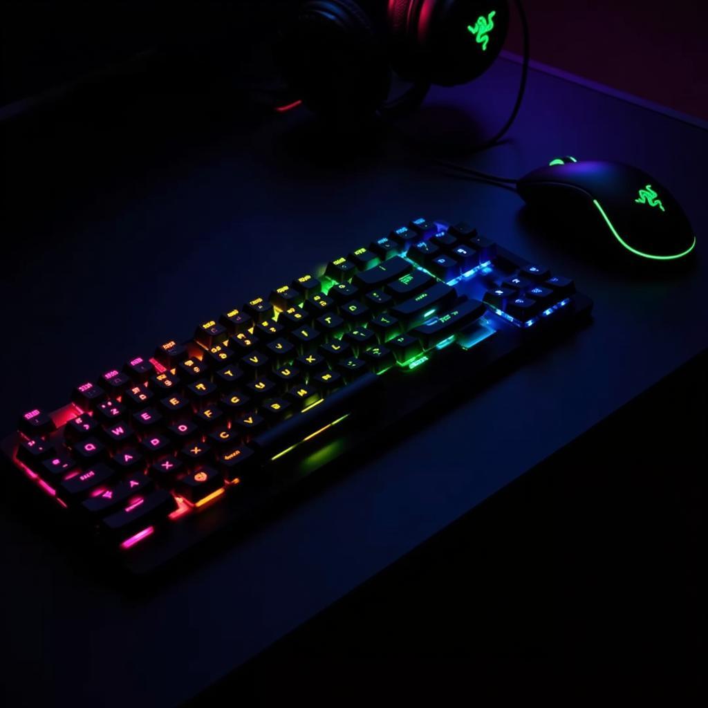 Razer Huntsman Mini Custom Lighting Profile Example