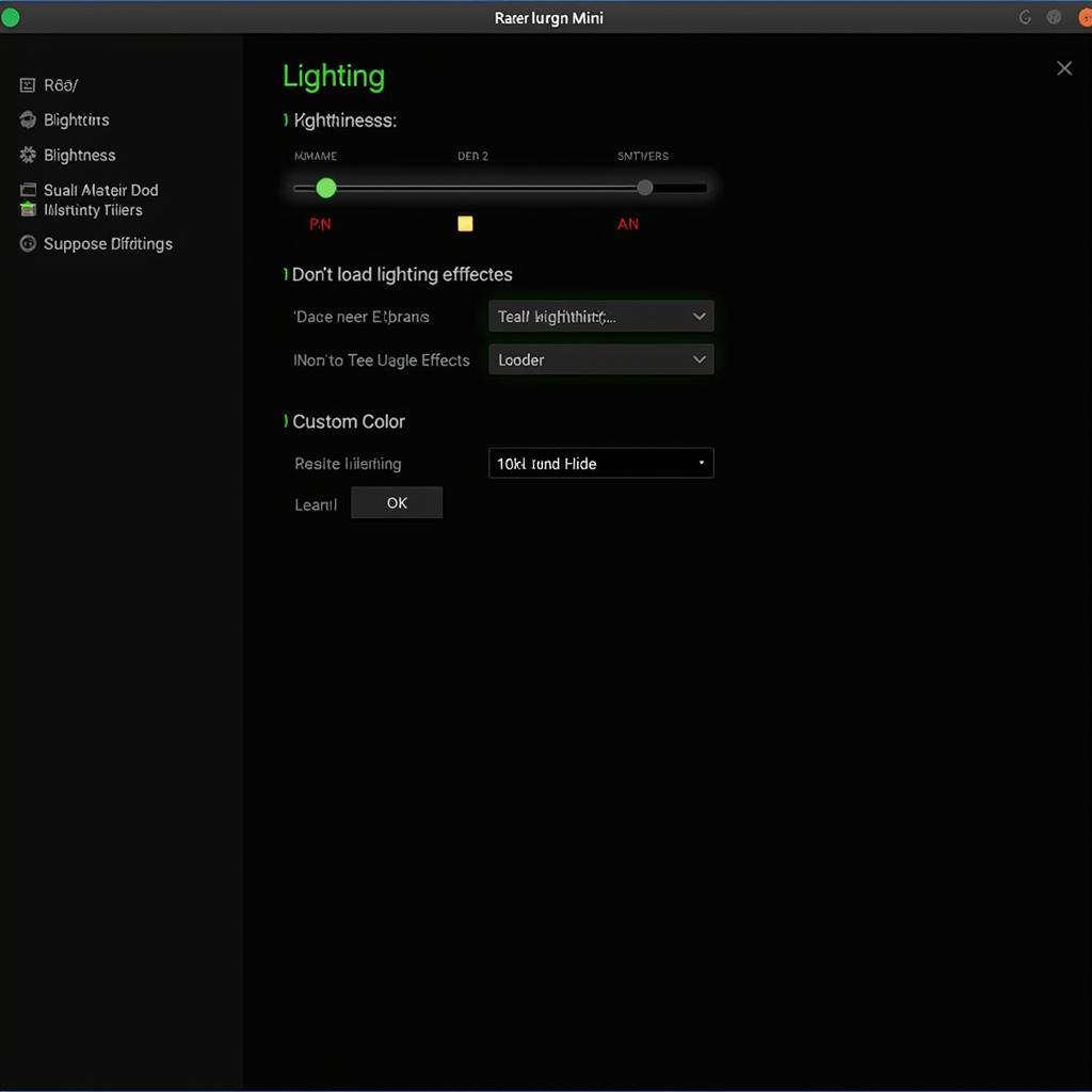 Navigating the Razer Synapse Lighting Tab