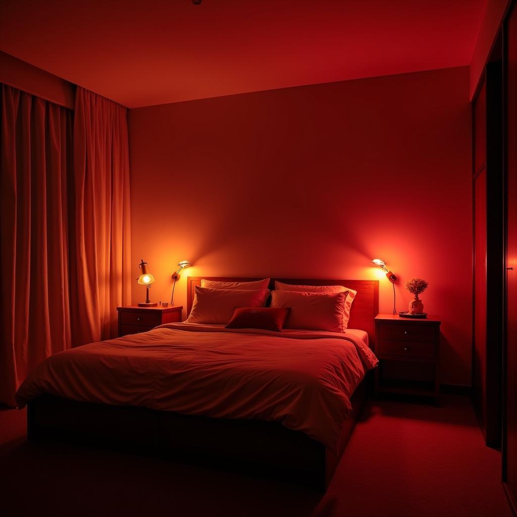 Red and Amber LED Lights for Sleep