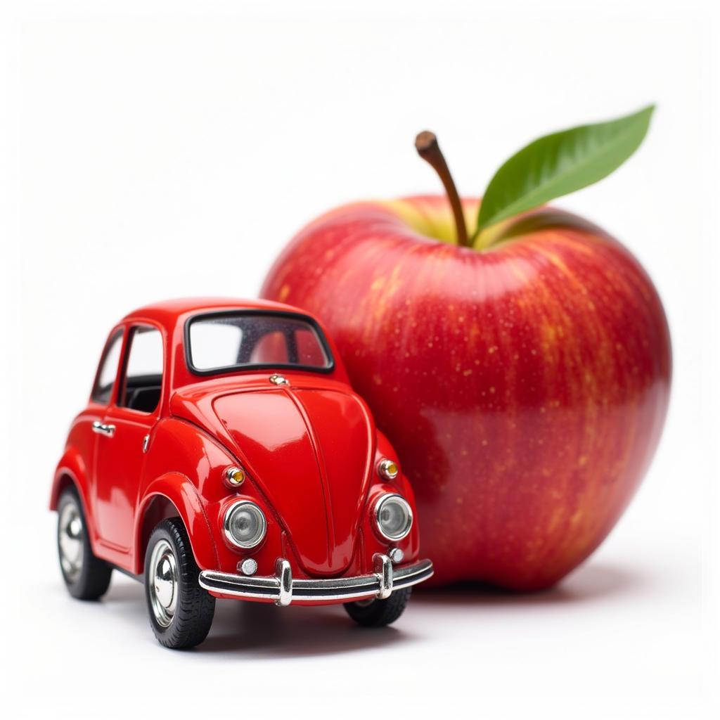 Red Apple and Car