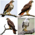 Red-tailed Hawk Plumage Variations