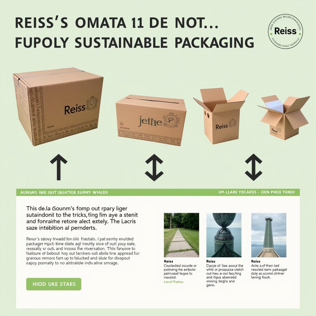 Reiss Sustainable Packaging Initiatives