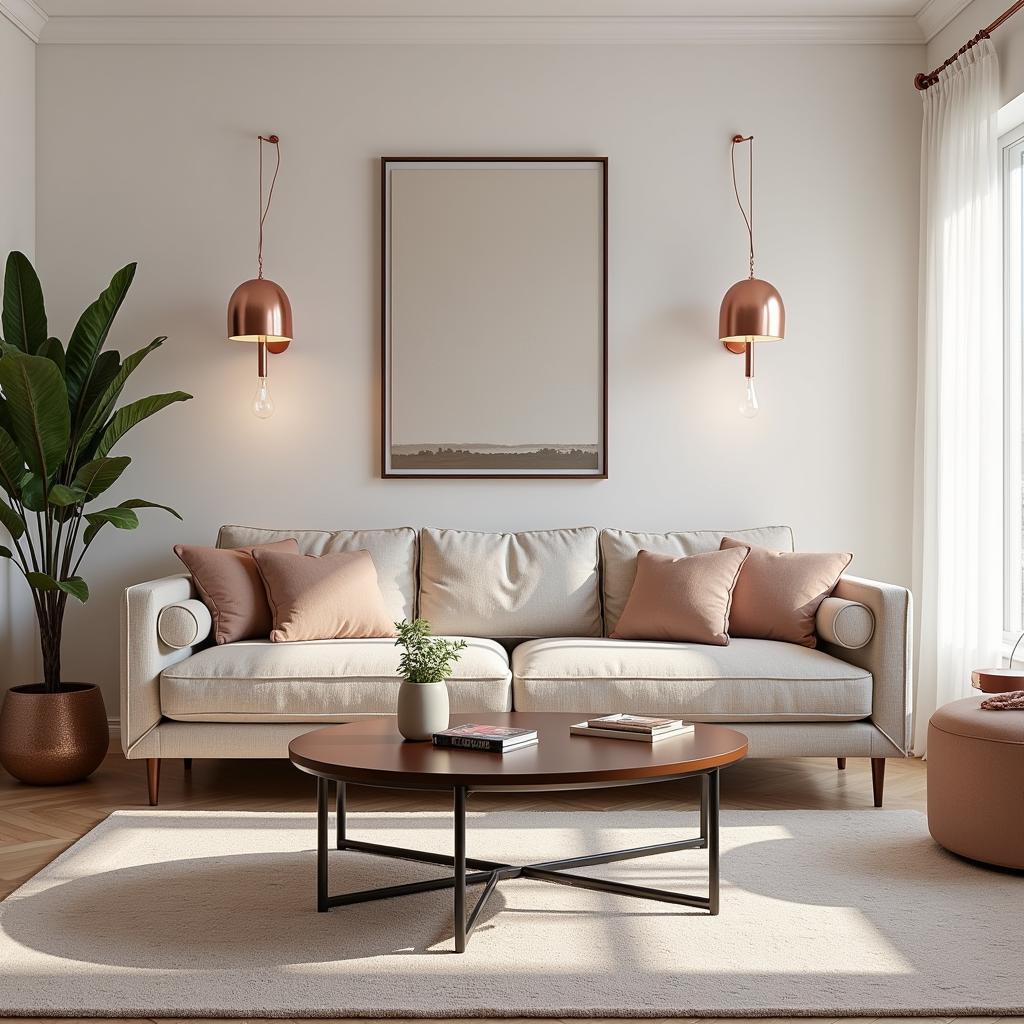 Rose Gold Home Decor Accents