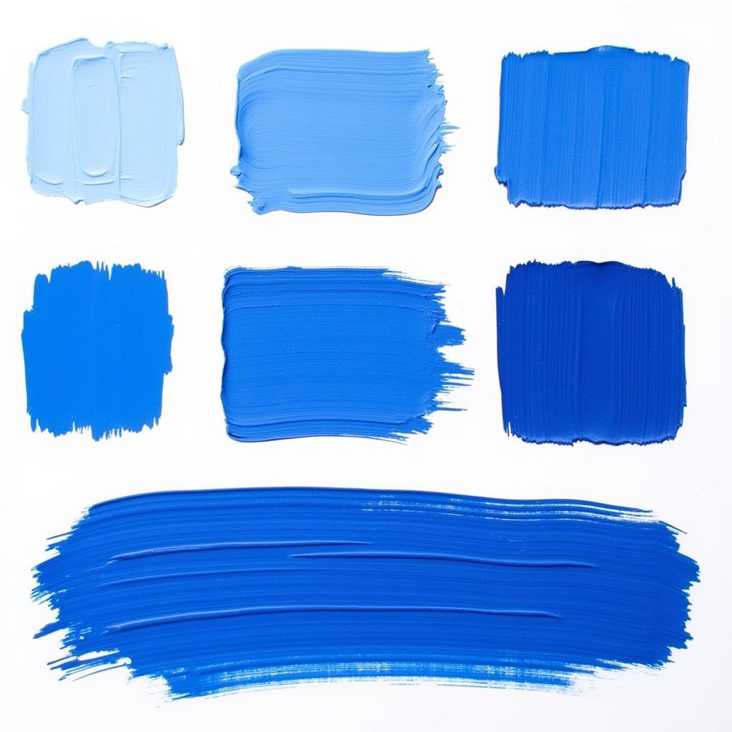 Royal Blue Paint Variations