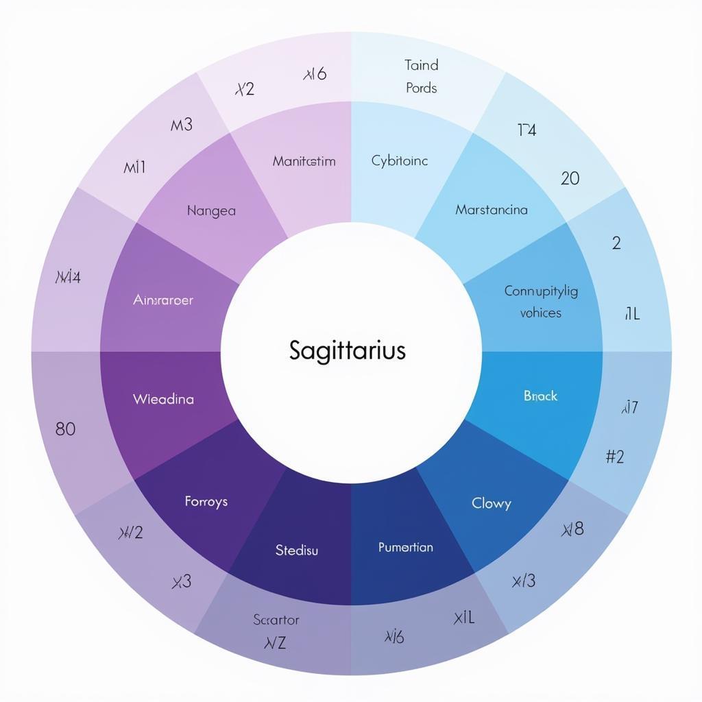 Sagittarius Color Wheel