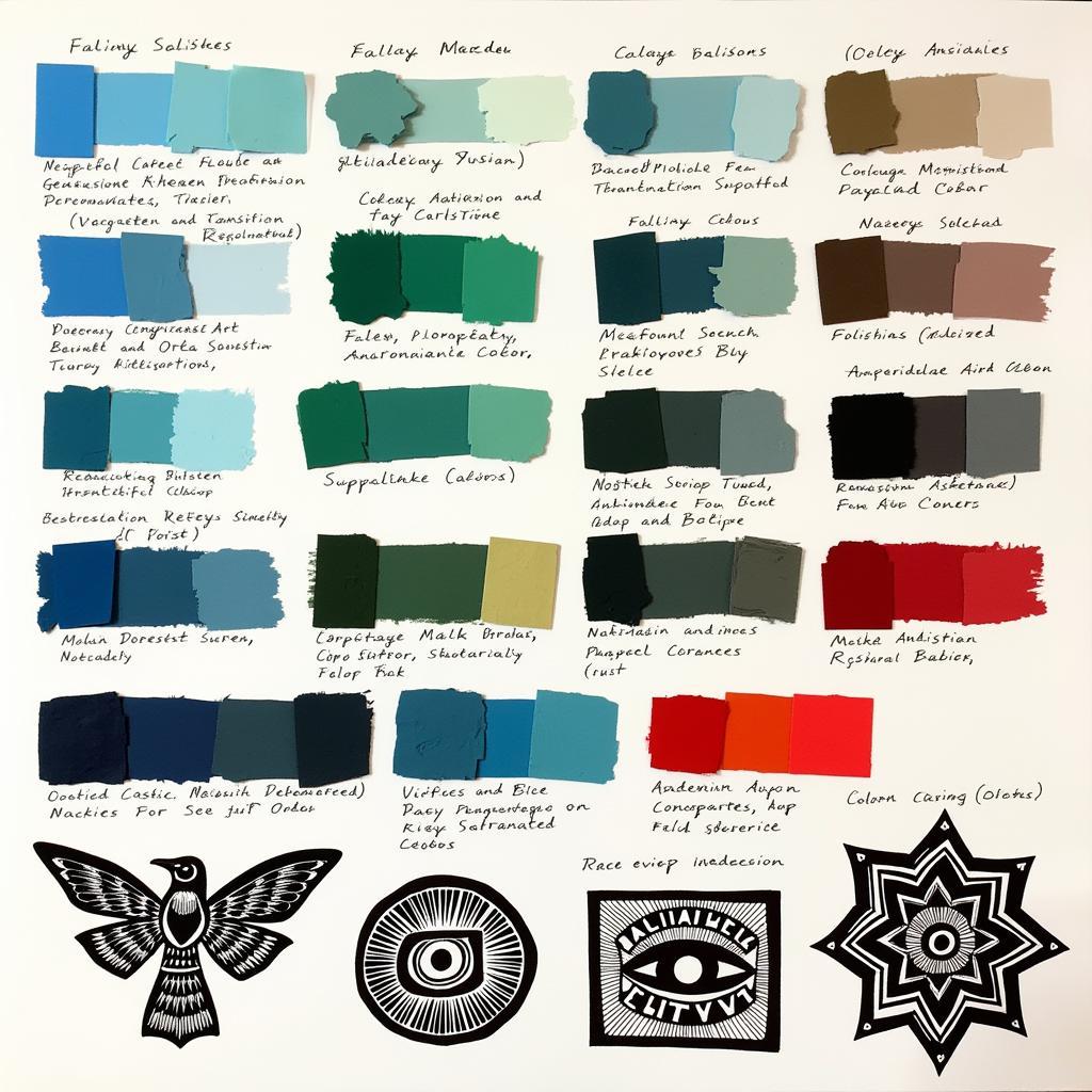 Salish Art Color Palette