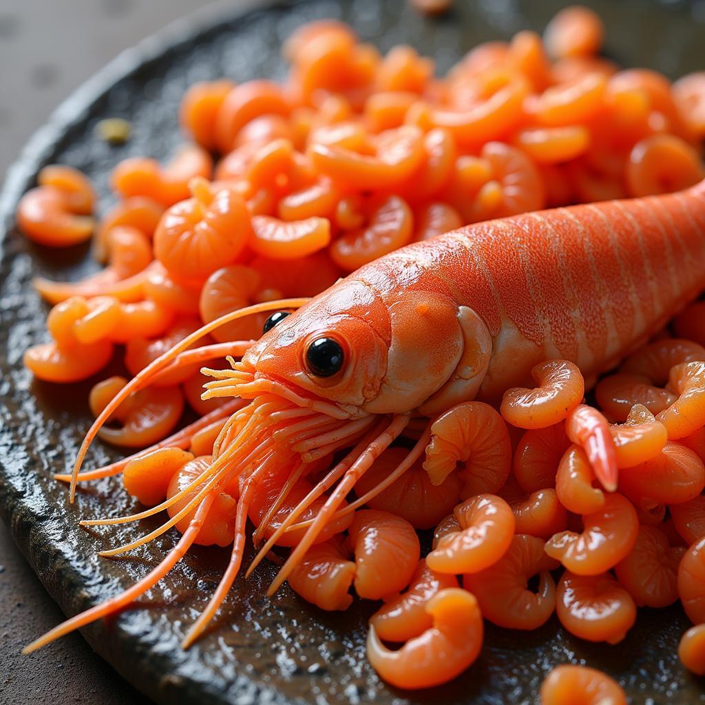 Salmon Diet: Krill and Shrimp