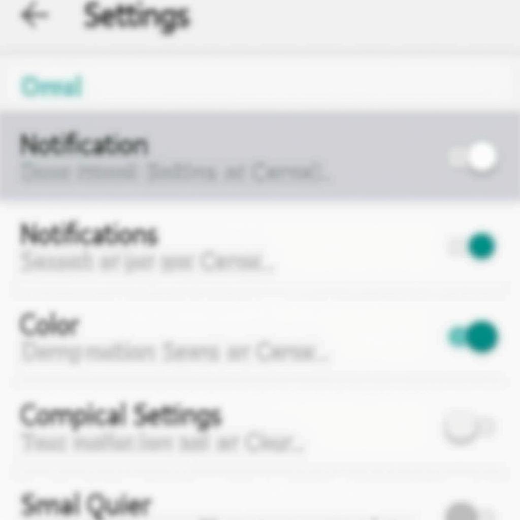 Navigating Samsung's Notification Settings Menu