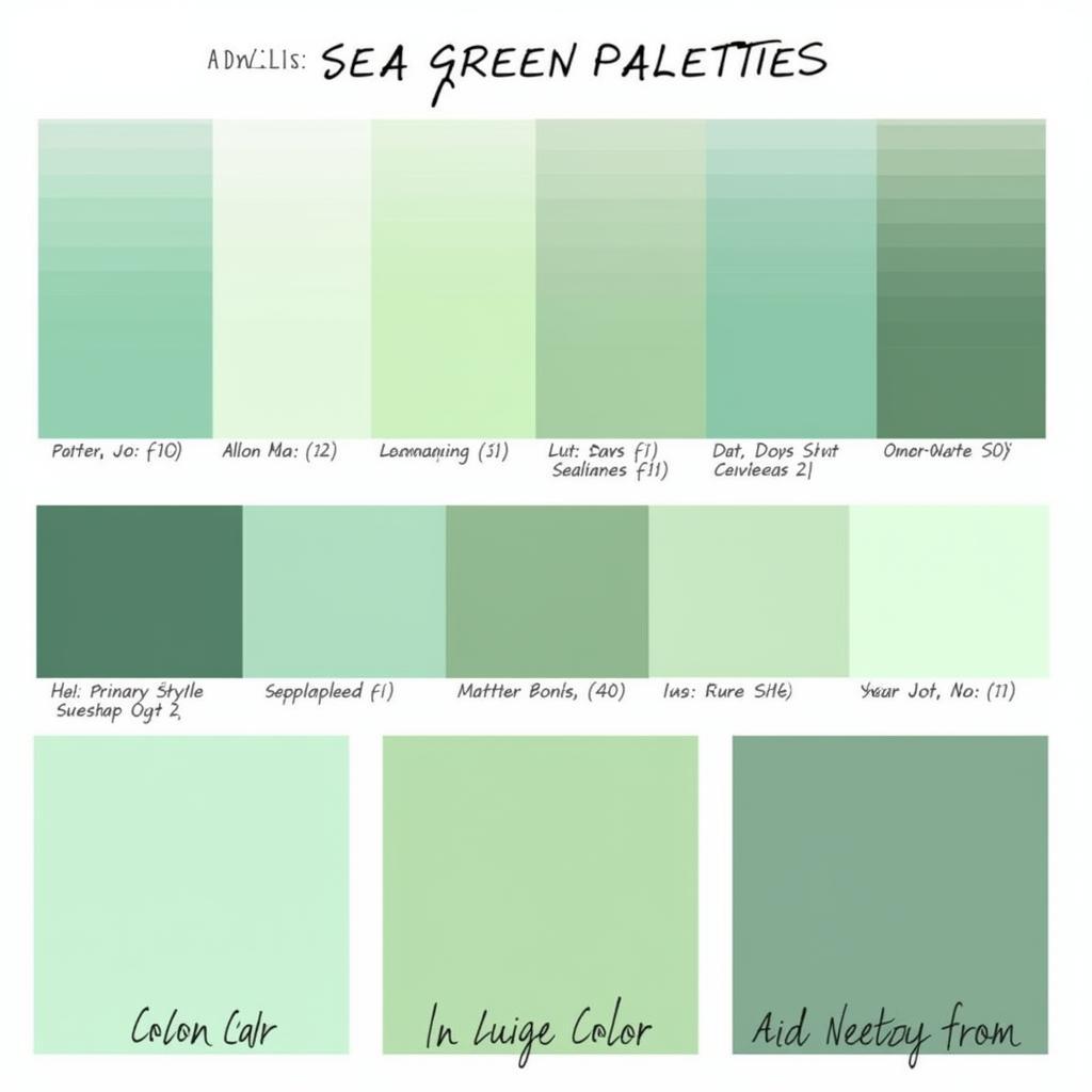 Sea Green Color Palette Combinations: Harmonizing with Neutrals, Brights, and Earthy Tones