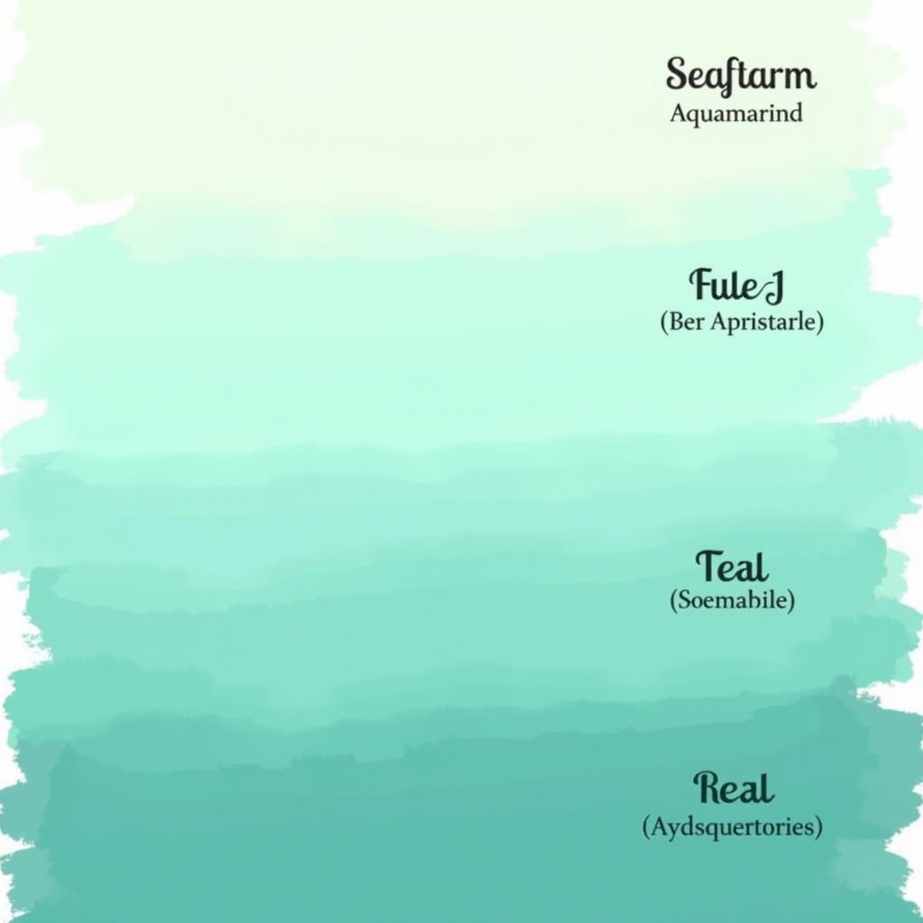 Sea Green Color Variations: Exploring the Spectrum from Light to Dark