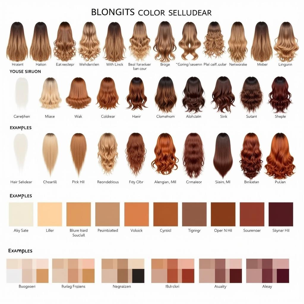 Seasonal Color Analysis Chart for Spring, Summer, Autumn, and Winter