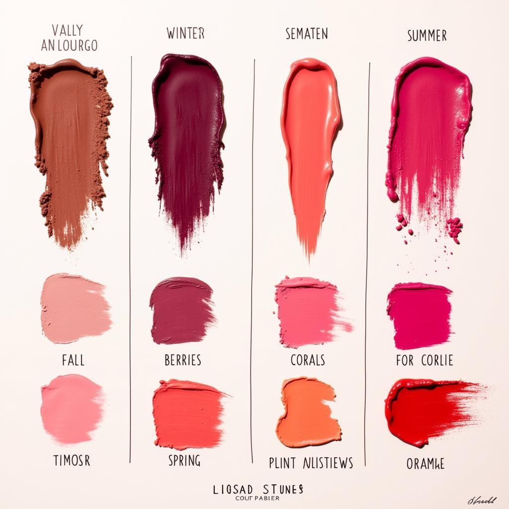 Seasonal Lip Color Trends