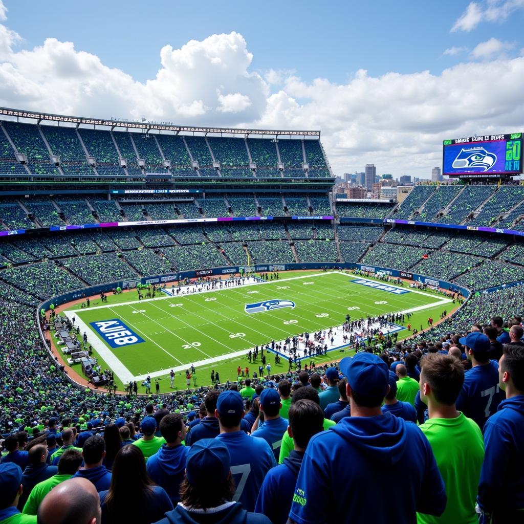 Seattle Seahawks Fan Engagement through Colors