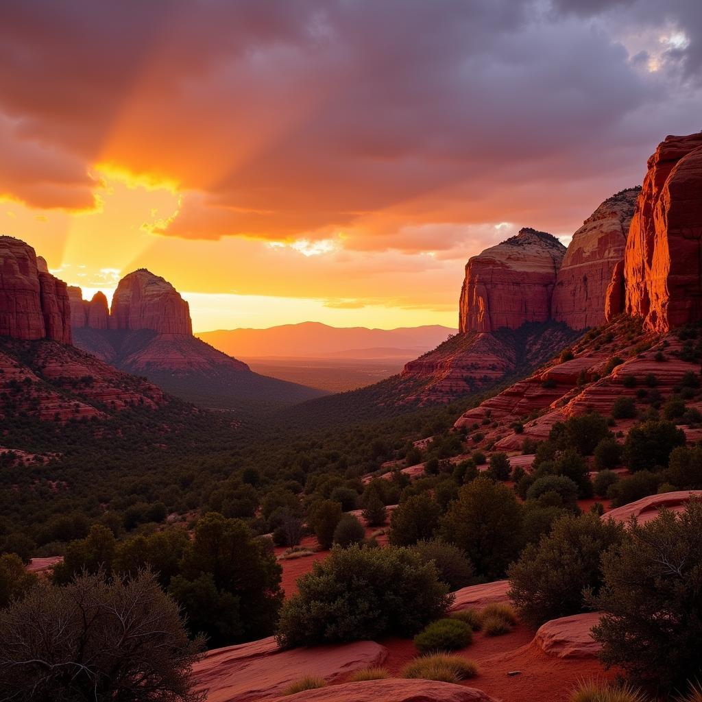 Sedona Sunset Panorama