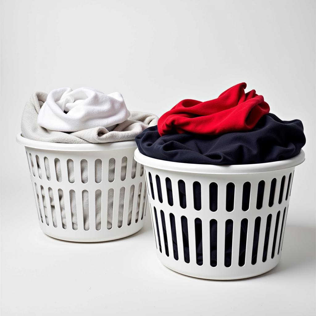 Separating White Clothes from Brightly Colored Clothes