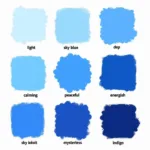 Various Shades of Blue Evoking Different Emotions