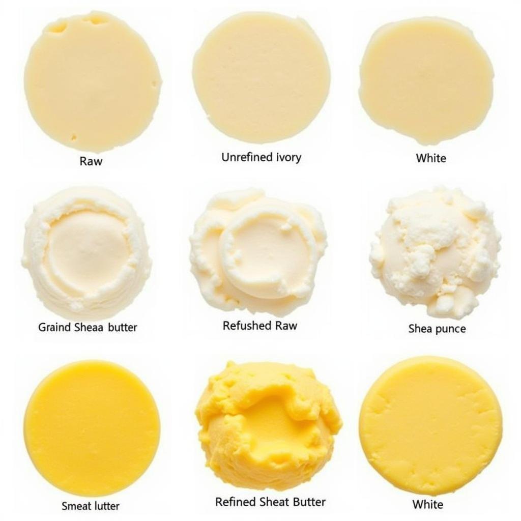 Shea Butter Color Variations