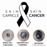 Skin Cancer Ribbon and Types